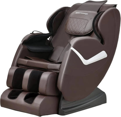 Full Body Electric Shiatsu Massage Chair with Heat &amp; Foot Rollers